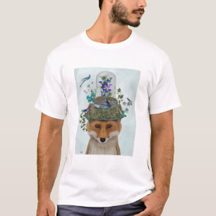 Fox met Butterfly Bell Jar T-shirt
