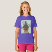 Fox met Butterfly Bell Jar T-shirt (Voorkant volledig)