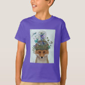 Fox met Butterfly Bell Jar T-shirt (Voorkant)