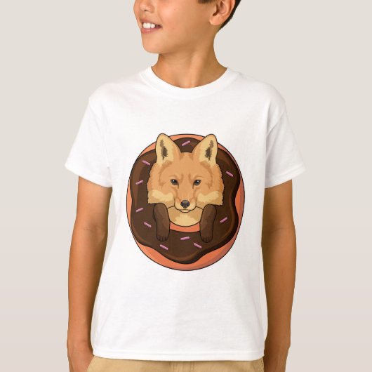Fox met Donut T-shirt (Voorkant)