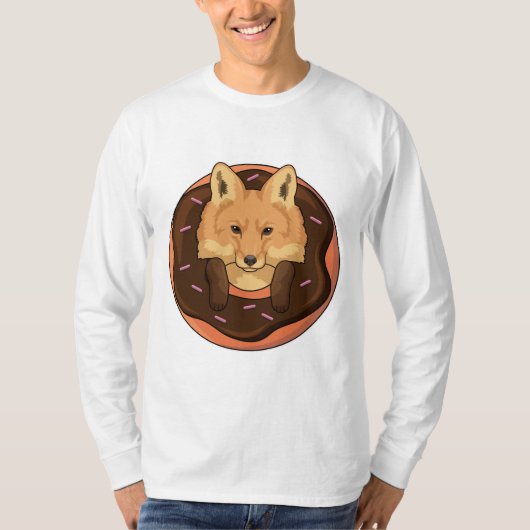 Fox met Donut T-shirt (Voorkant)