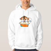 Fox met doos hoodie (Voorkant)