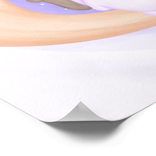 Fox met een bunny poster (Hoek)