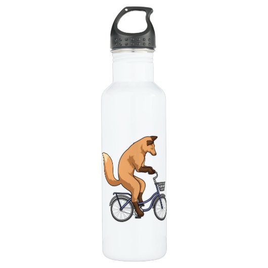 Fox met fiets waterfles  (Voorkant)