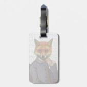 Fox met flet 2 bagagelabel (Achterkant verticaal)