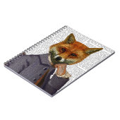 Fox met flet 2 notitieboek (Linkerzijde)