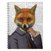 Fox met flet 2 notitieboek (Voorkant)