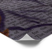 Fox met flut poster (Hoek)