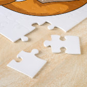 Fox met hart legpuzzel (Zijkant)