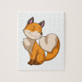 Fox met hart legpuzzel (Verticaal)