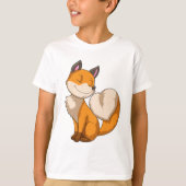 Fox met hart t-shirt (Voorkant)