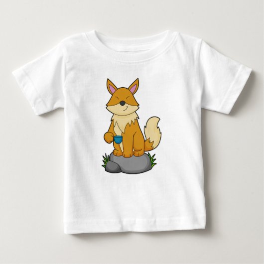 Fox met koffiebeker (Voorkant)
