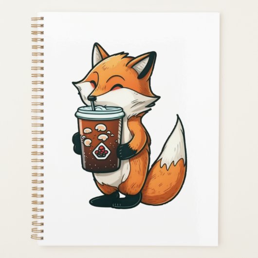 Fox met kop planner (Voorkant)