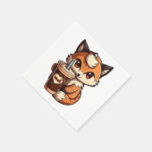 Fox met kop servet (Hoek)