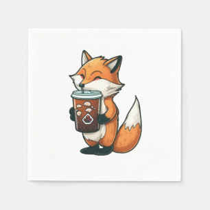 Fox met kop servet