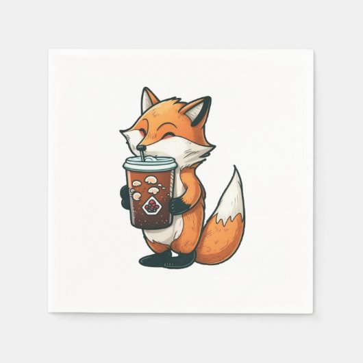 Fox met kop servet (Voorkant)