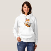 Fox met laptop hoodie (Voorkant volledig)