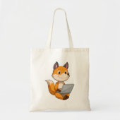 Fox met laptop tote bag (Voorkant)