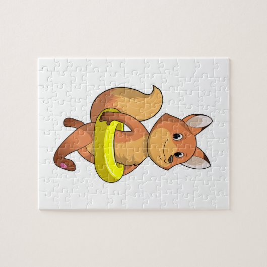 Fox met Lifebuoy Legpuzzel (Horizontaal)