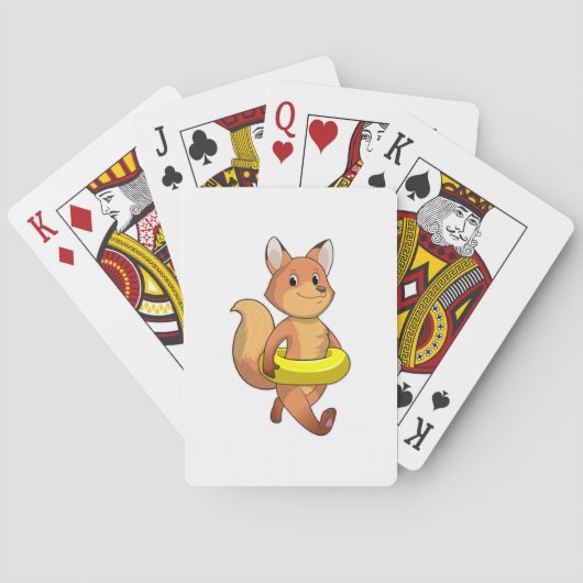 Fox met Lifebuoy Pokerkaarten (Achterkant)