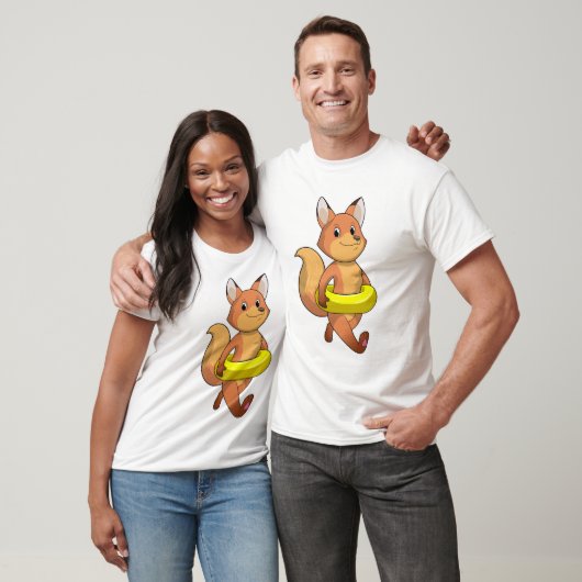 Fox met Lifebuoy T-shirt (Unisex)
