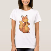 Fox met Lollipop T-shirt (Voorkant)