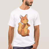 Fox met Lollipop T-shirt (Voorkant)