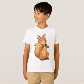 Fox met Lollipop T-shirt (Voorkant volledig)