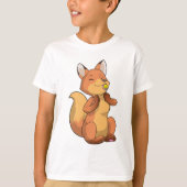Fox met Lollipop T-shirt (Voorkant)