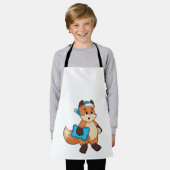 Fox met Nightcap Schort (Gedragen)