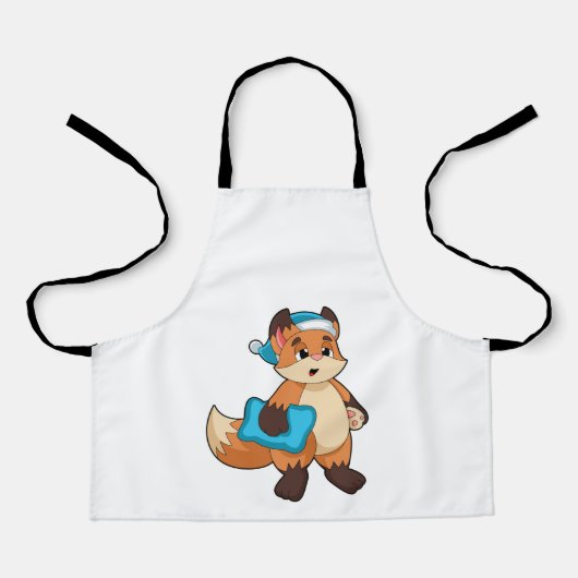 Fox met Nightcap Schort (Voorkant)