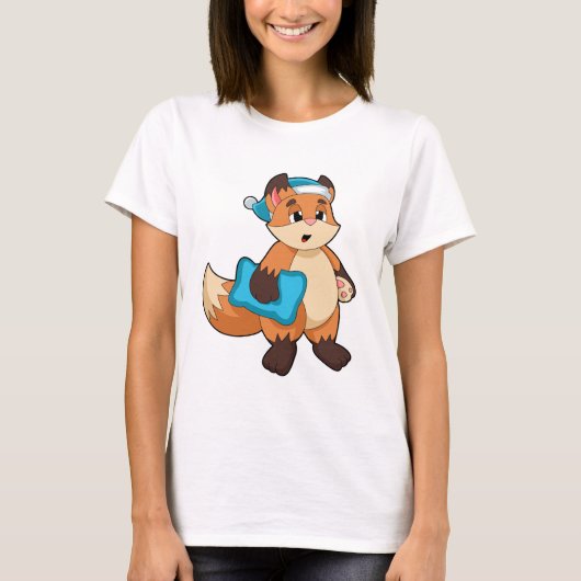 Fox met Nightcap T-shirt (Voorkant)