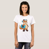 Fox met Nightcap T-shirt (Voorkant volledig)