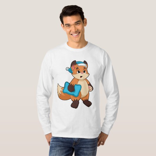 Fox met Nightcap T-shirt (Voorkant volledig)