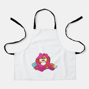 Fox met Pillow en Blanket Schort