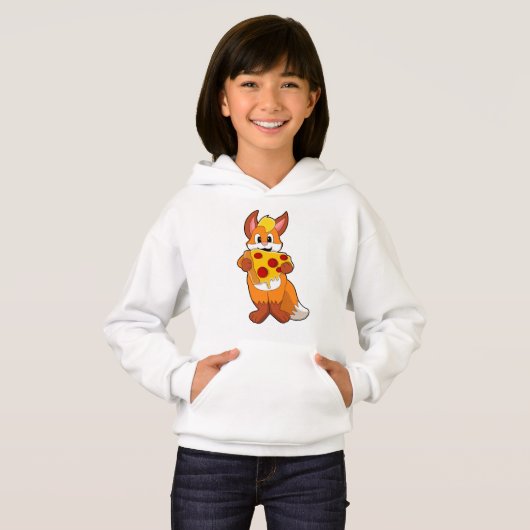 Fox met Pizza (Voorkant volledig)