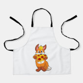 Fox met Pizza Schort (Voorkant)
