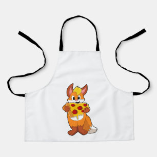 Fox met Pizza Schort