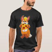 Fox met Pizza T-shirt (Voorkant)