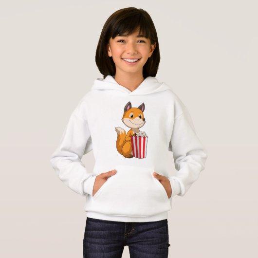 Fox met Popcorn (Voorkant volledig)