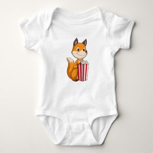 Fox met Popcorn Romper (Voorkant)