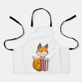 Fox met Popcorn Schort (Voorkant)