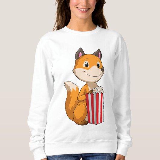 Fox met Popcorn Trui (Voorkant)