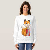 Fox met Popcorn Trui (Voorkant volledig)