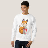 Fox met Popcorn Trui (Voorkant volledig)