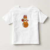 Fox met Roos ventilator Kinder Shirts (Voorkant)