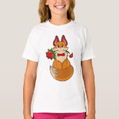 Fox met Roos ventilator T-shirt (Voorkant)