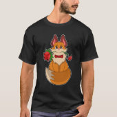 Fox met Roos ventilator T-shirt (Voorkant)