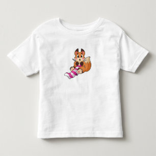 Fox met Scarf Kinder Shirts