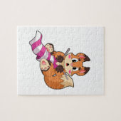 Fox met Scarf Legpuzzel (Horizontaal)